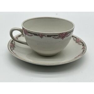 vintage Alfred Meakin "Overland" teacup and saucer